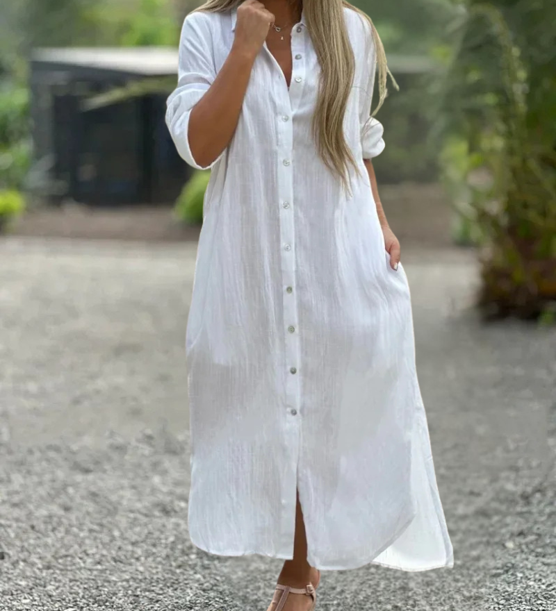 Dorota - Robe Décontractée En Coton