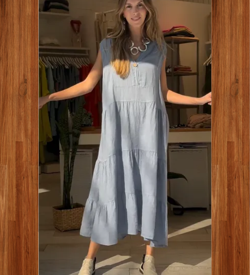 Aromea - Robe En Lin Sans Manches