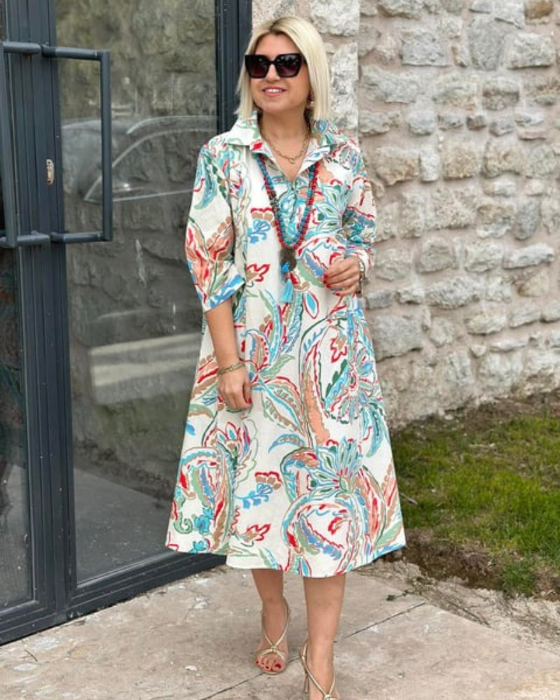 Borama – Robe Chic Imprimée et Colorée
