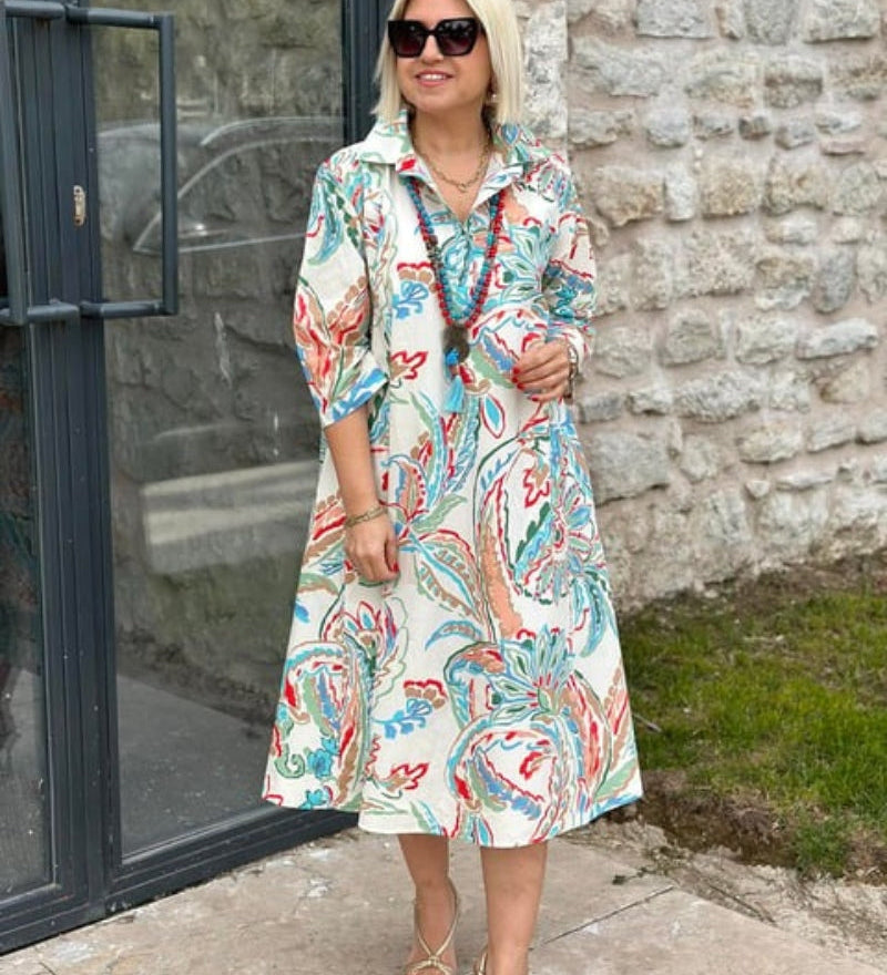 Borama – Robe Chic Imprimée et Colorée