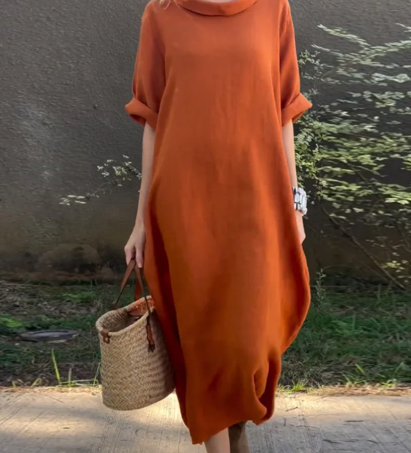 Neream - Robe Décontractée En Coton Et Lin