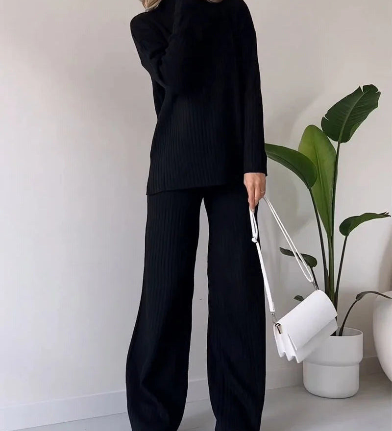 Bela Zilas - Ensemble Deux Pièces Chic & Fluide – Détail Fente Élégante