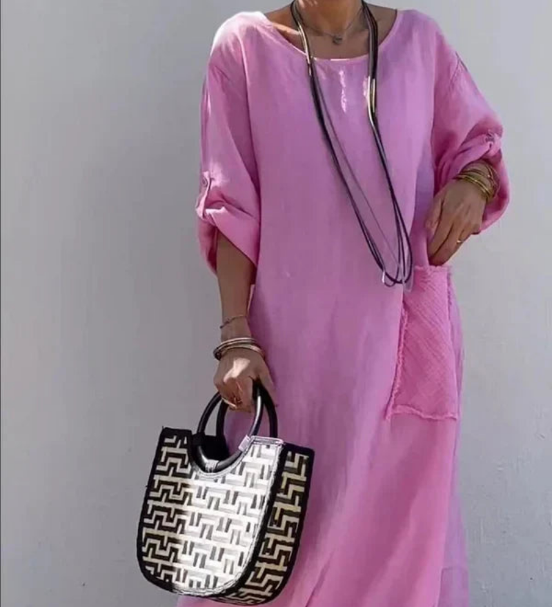 Coroia - Robe Boho En Coton Et Lin