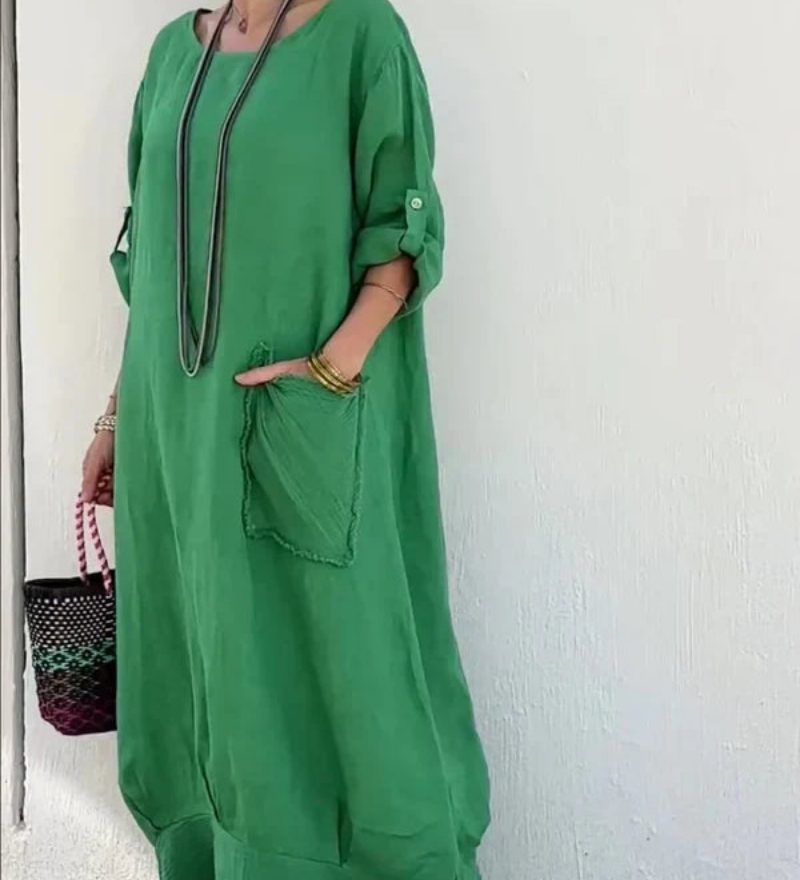 Coroia - Robe Boho En Coton Et Lin