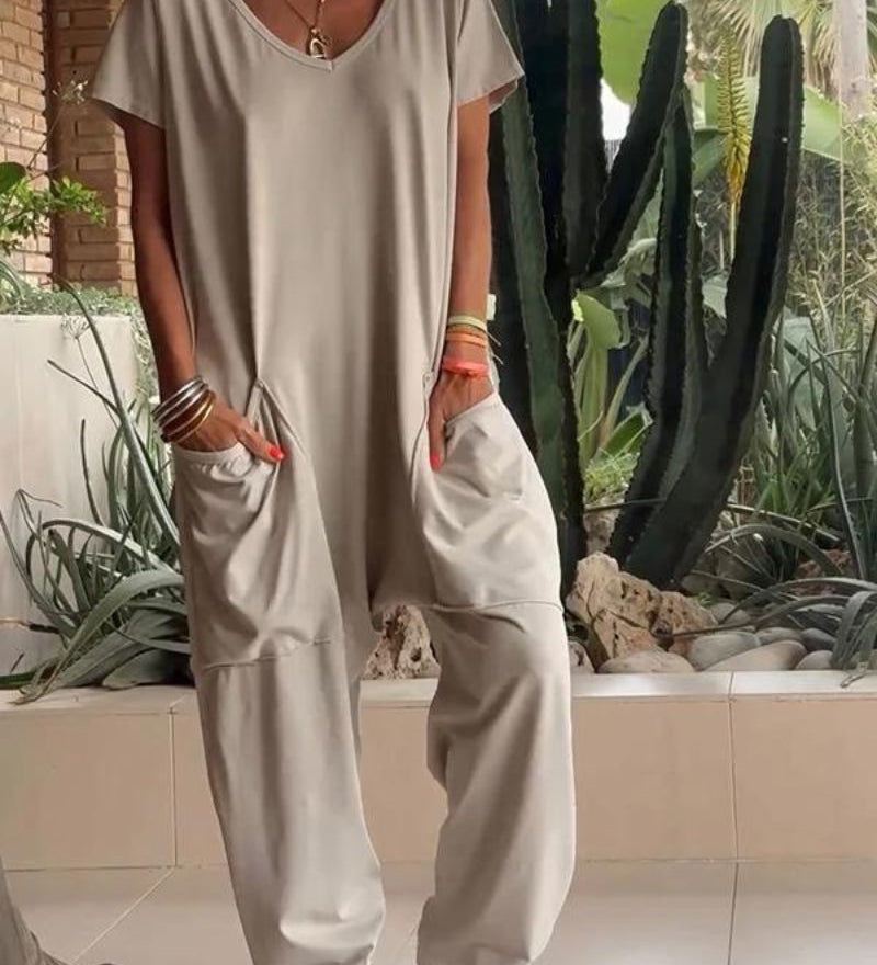 Maire - Combinaison Décontractée Col V Solide