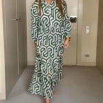 Bela Zien - Robe Élégante à Motifs – Style Chic et Intemporel