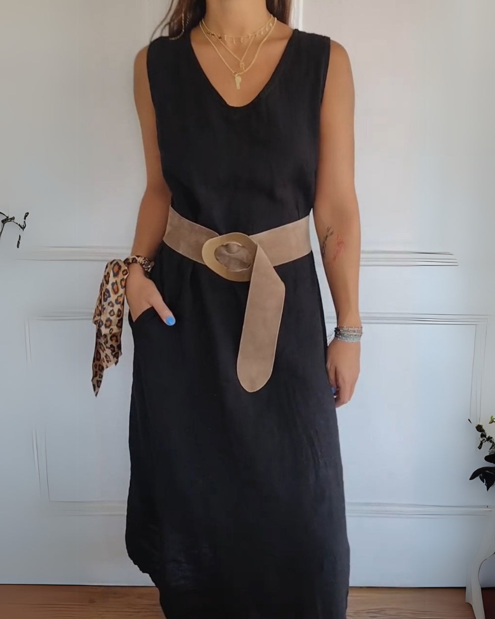Bela Berane – Robe Bohème Élégante à Coupe Fluide