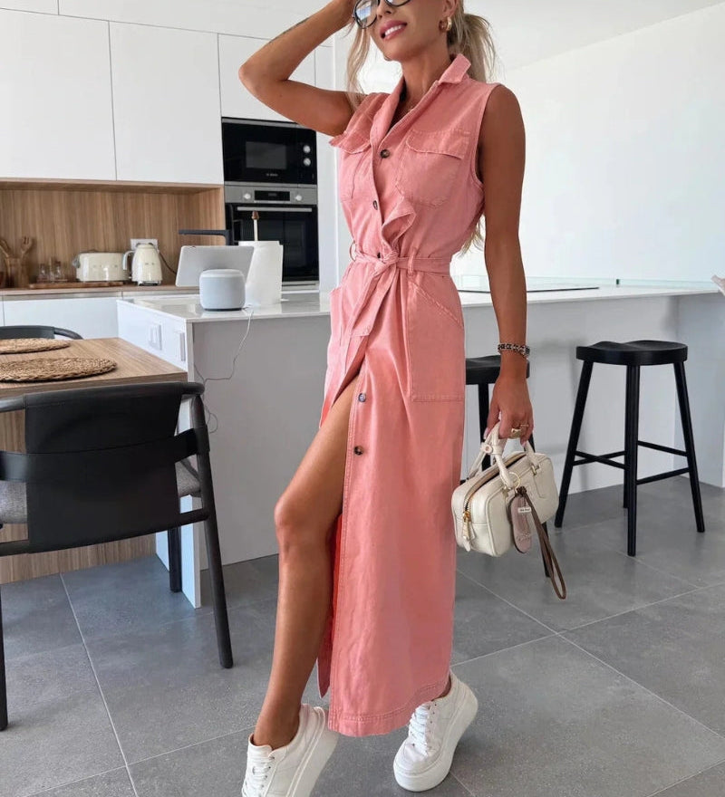 Dani - Robe Longue En Denim