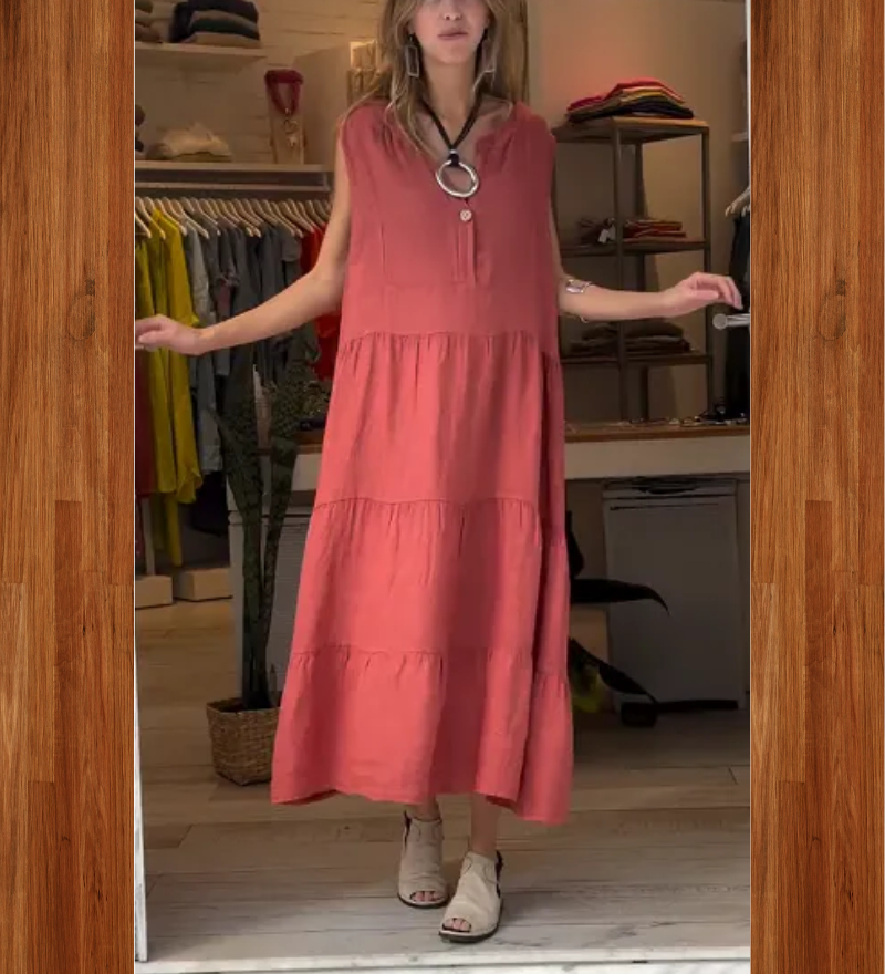 Aromea - Robe En Lin Sans Manches