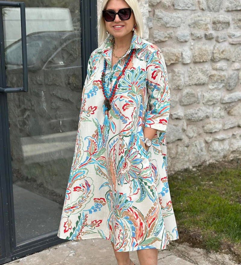 Borama – Robe Chic Imprimée et Colorée