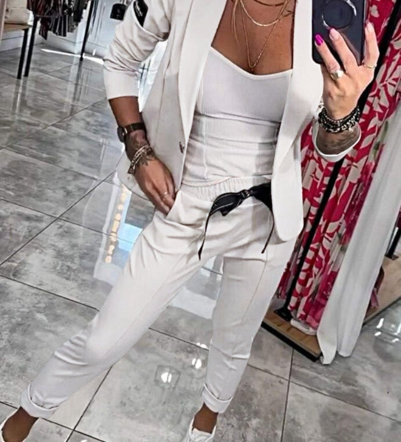 Malou - Ensemble Top, Veste Et Pantalon