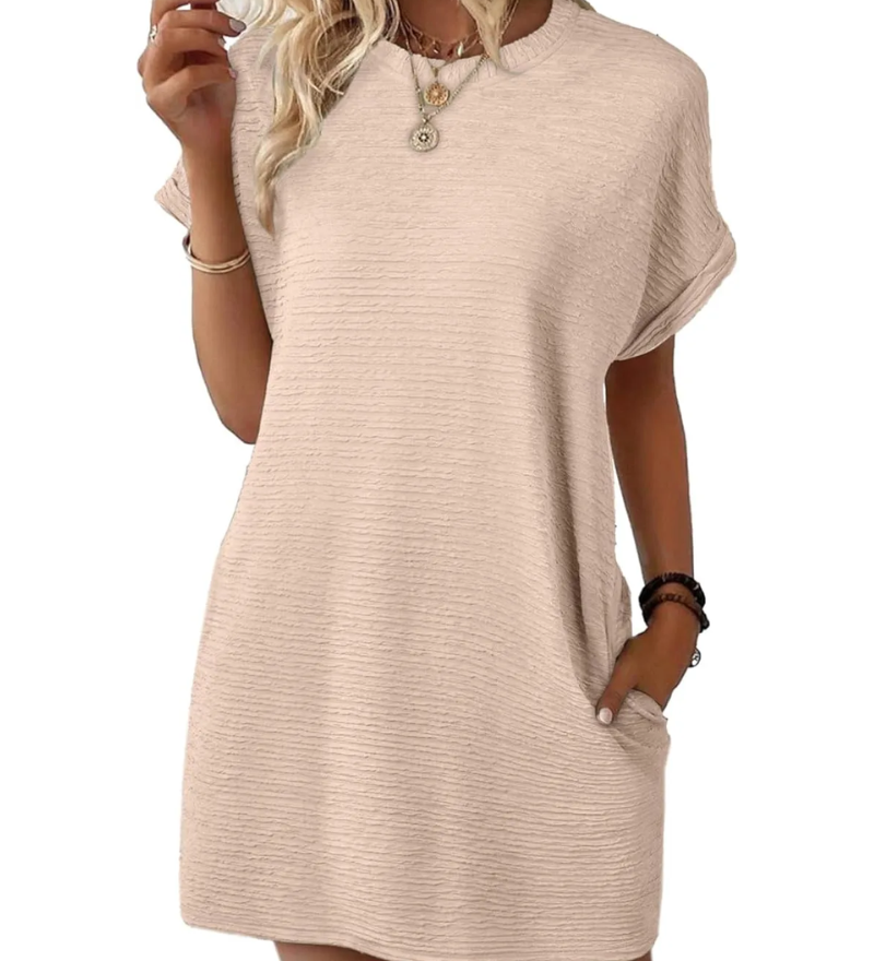 Bela Waine – Robe Décontractée à Poches – Élégance Simple et Pratique