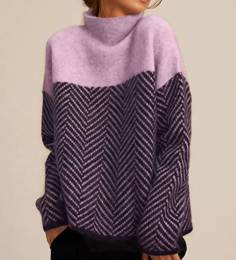 Malene - Pull À Col Roulé En Coton