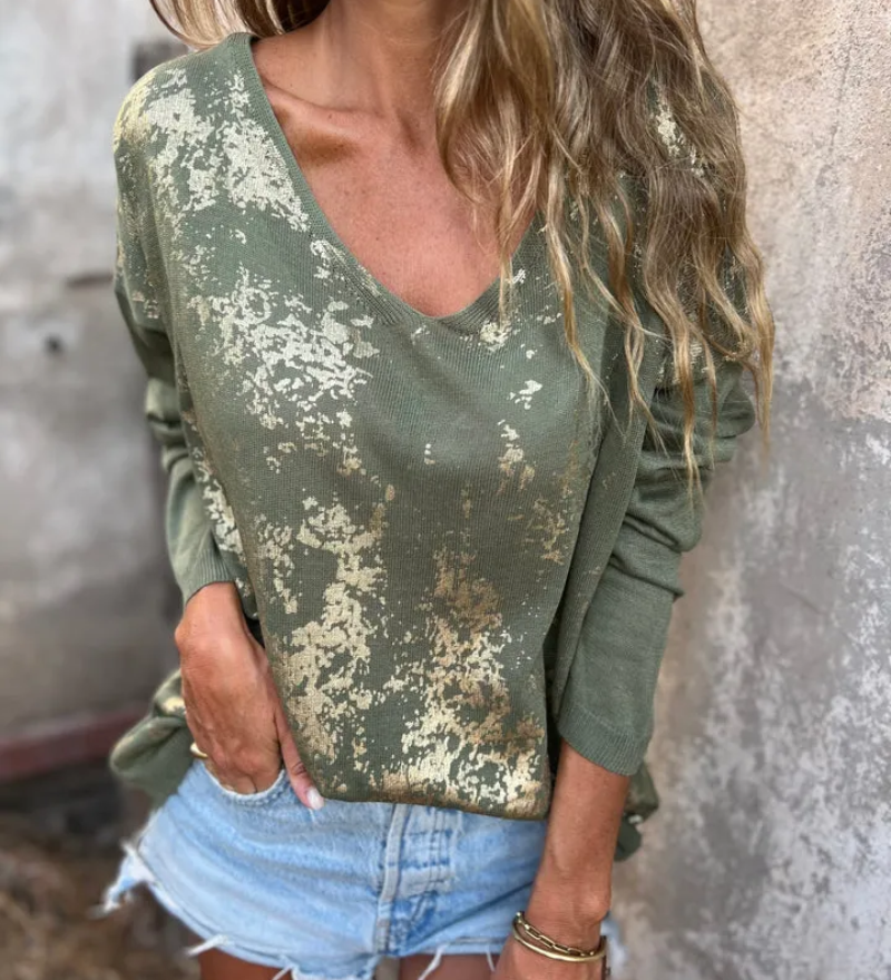 Bangli - Top En Maille Décontracté