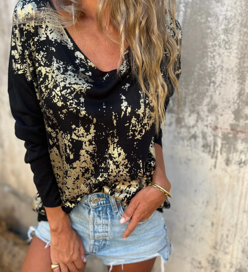 Bangli - Top En Maille Décontracté