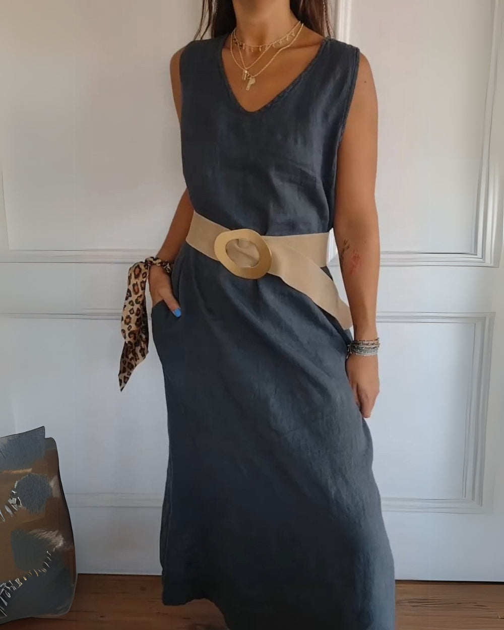 Bela Berane – Robe Bohème Élégante à Coupe Fluide
