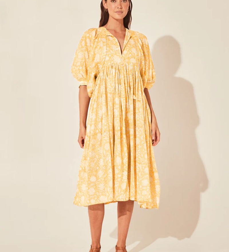 Amare - Robe Boho À Motifs Floraux