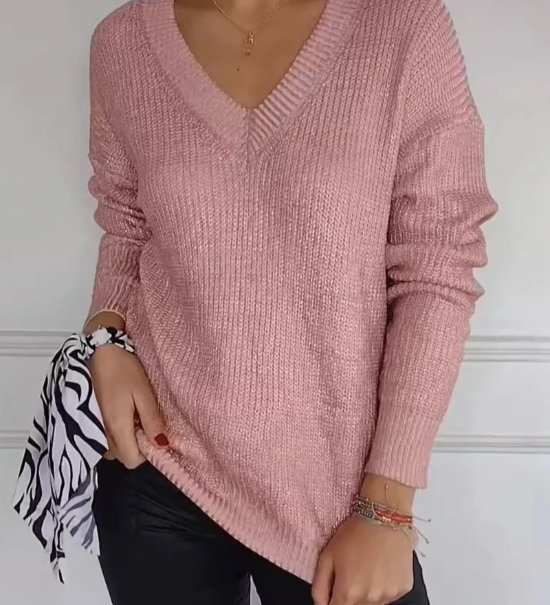 Merion - Pull À Col V Décontracté