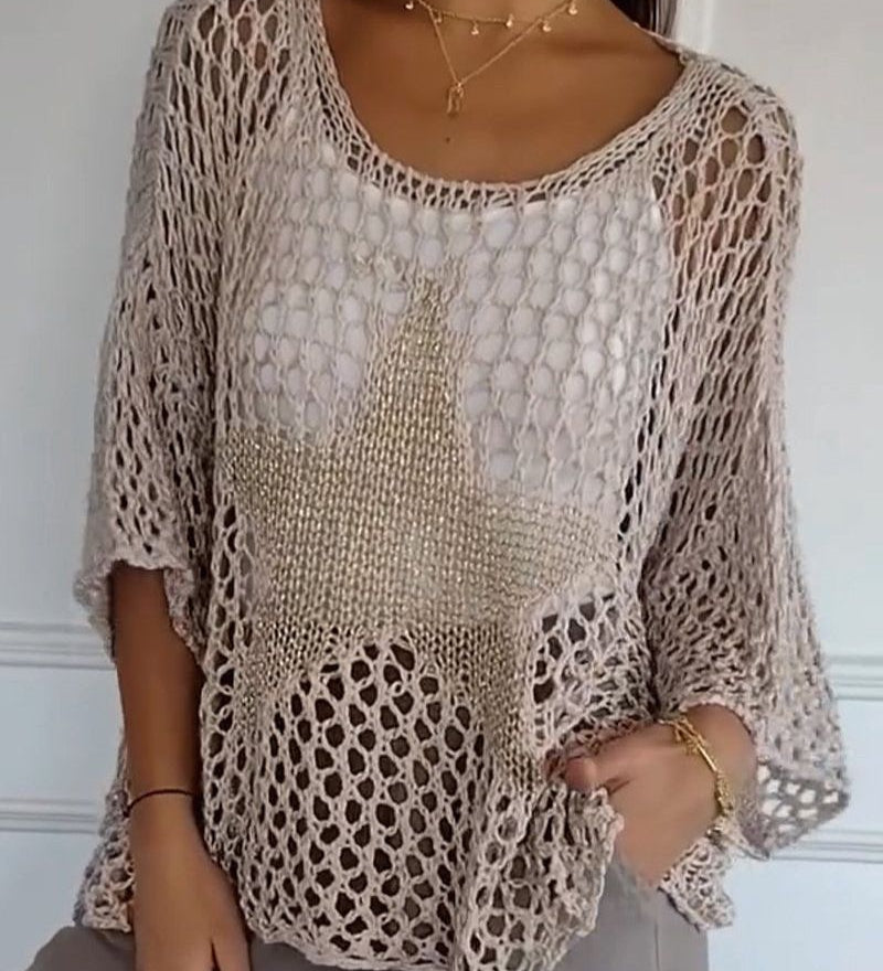 Saloe - Haut Chic En Maille Crochet