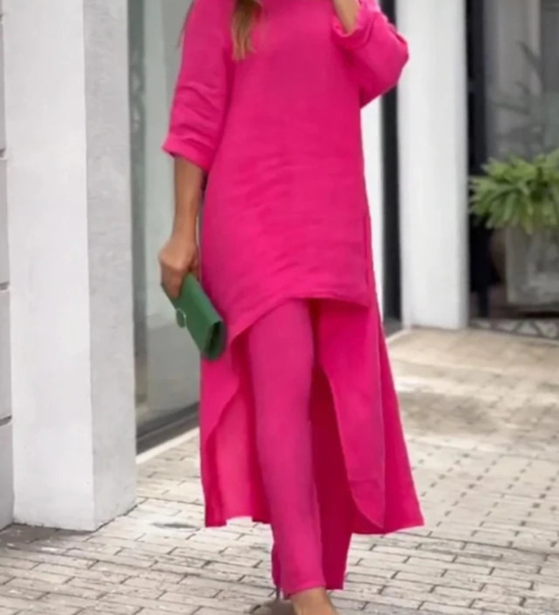 Polian - Ensemble 2 Pièces En Coton Et Lin