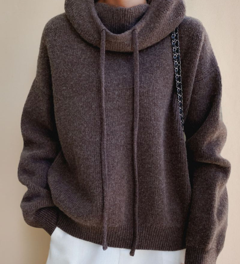Alizée Mérino - Pull Col Roulé Chic en Laine Douce