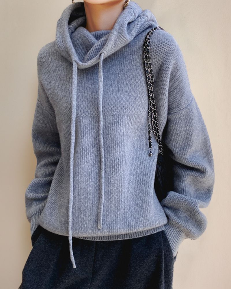 Alizée Mérino - Pull Col Roulé Chic en Laine Douce