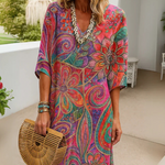Arveny – Robe Florale Bohème Chic