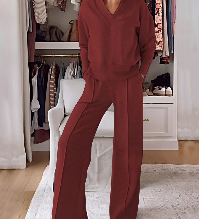 Aveline - Ensemble Deux Pièces Élégant