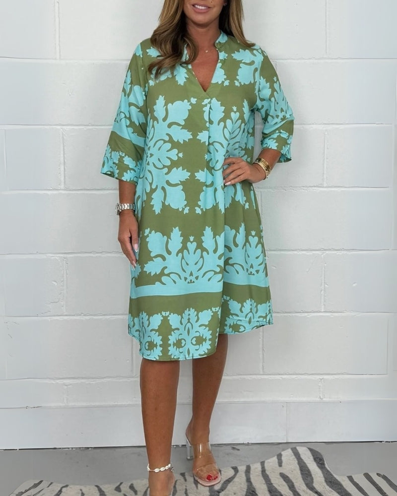Barola - Robe Bohème Chic à Col V
