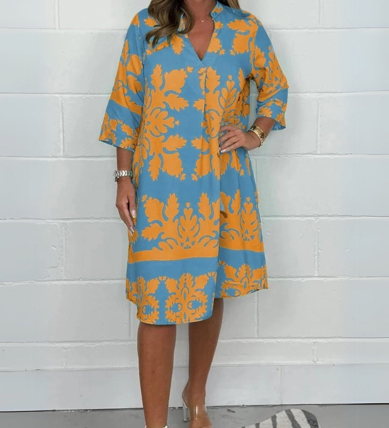 Barola - Robe Bohème Chic à Col V