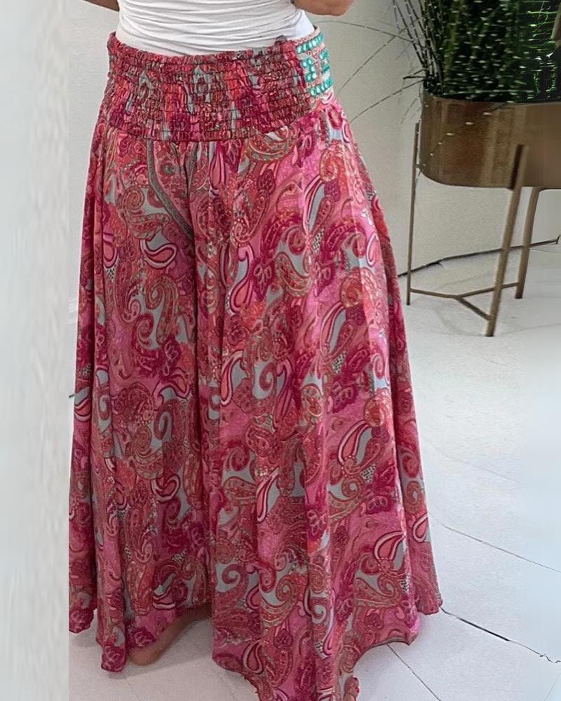 Bela Aires - Pantalon Fluide Bohème Chic – Confort et Élégance Décontractée