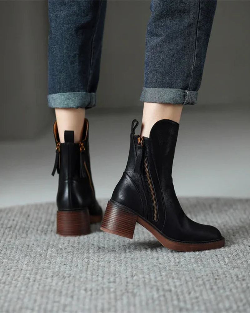 Garciel – Bottines en Cuir Chic et Intemporelles
