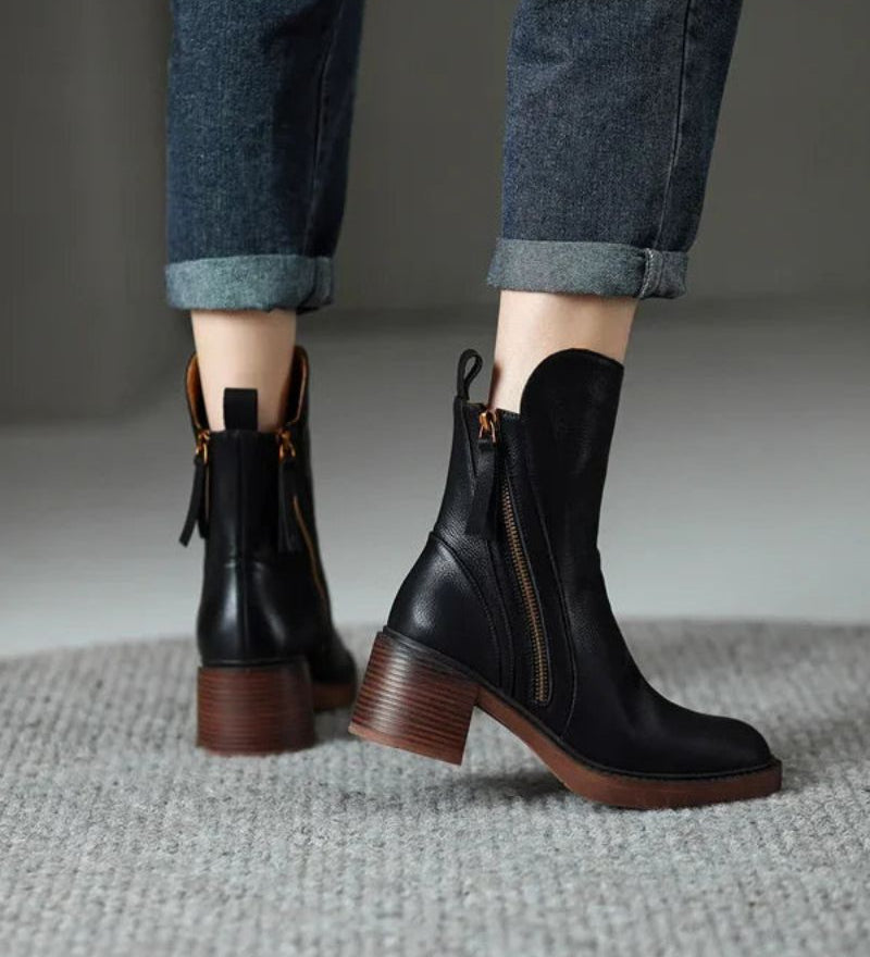 Garciel – Bottines en Cuir Chic et Intemporelles