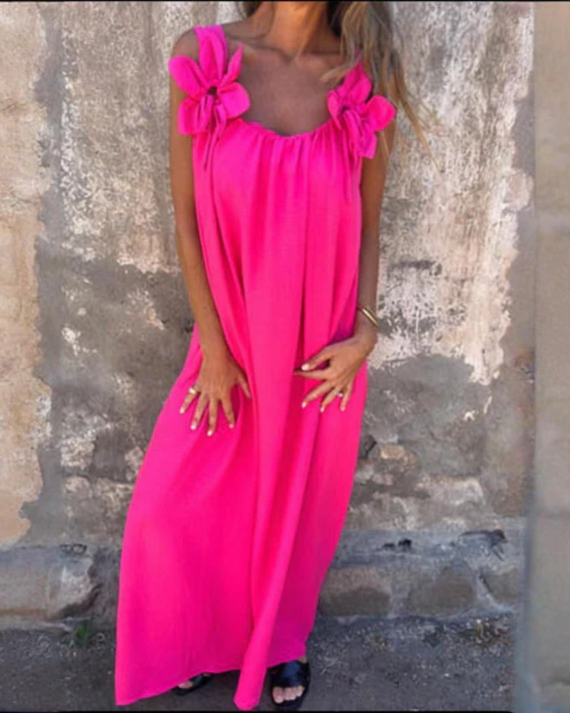 Iulia – Robe Longue Fleurie Bohème Chic