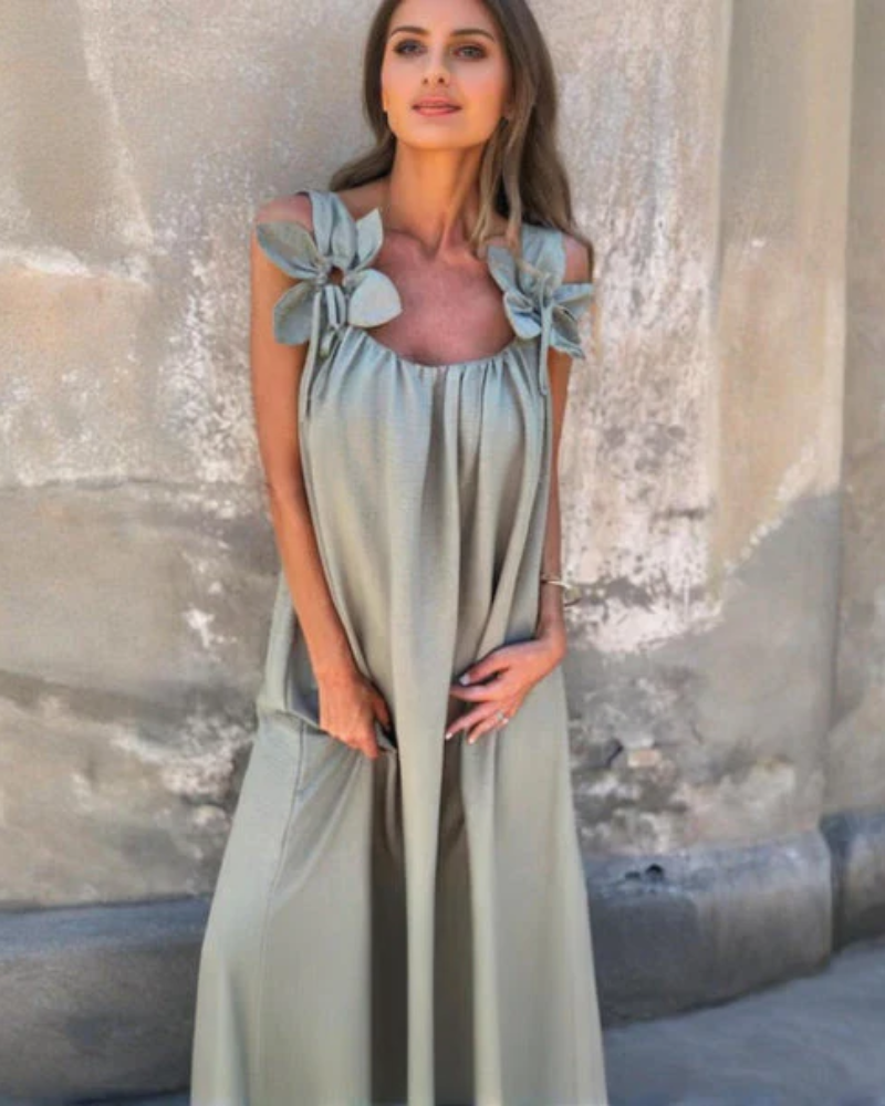 Iulia – Robe Longue Fleurie Bohème Chic