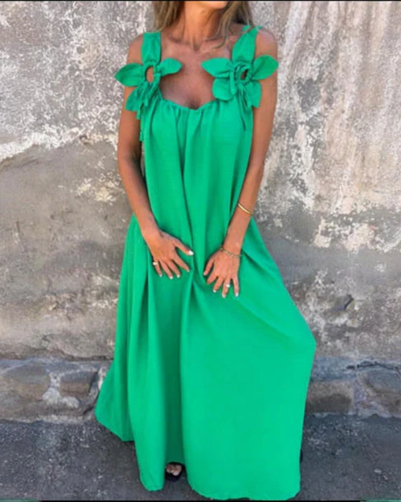 Iulia – Robe Longue Fleurie Bohème Chic