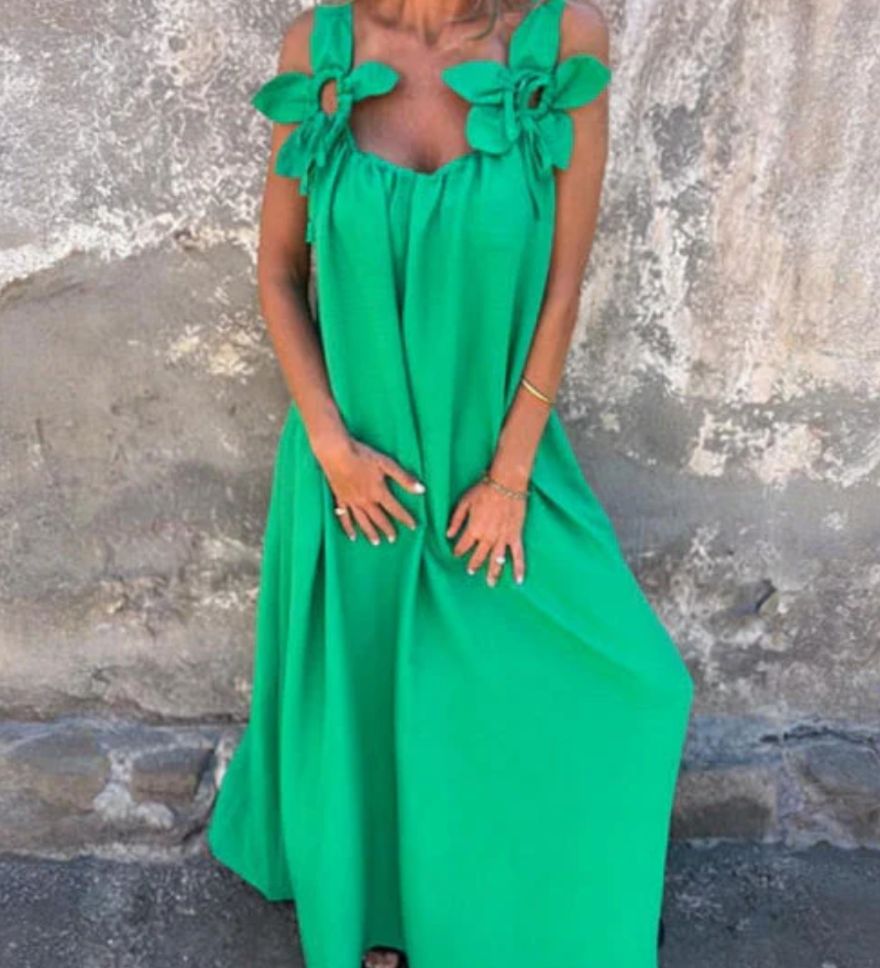 Iulia – Robe Longue Fleurie Bohème Chic