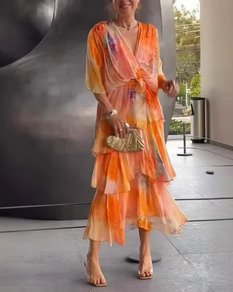 Masara - Robe À Superposition Florale