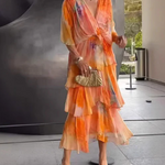 Masara - Robe À Superposition Florale