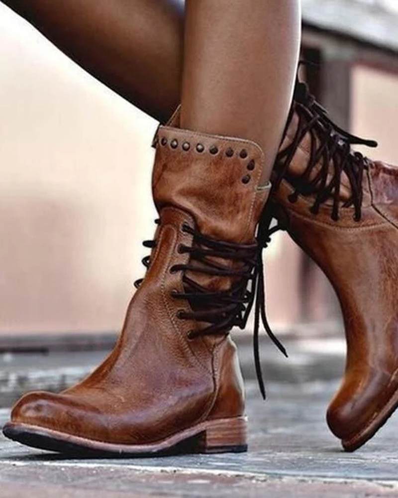 Mia - Chaussures Orthopédiques Élégantes en Cuir
