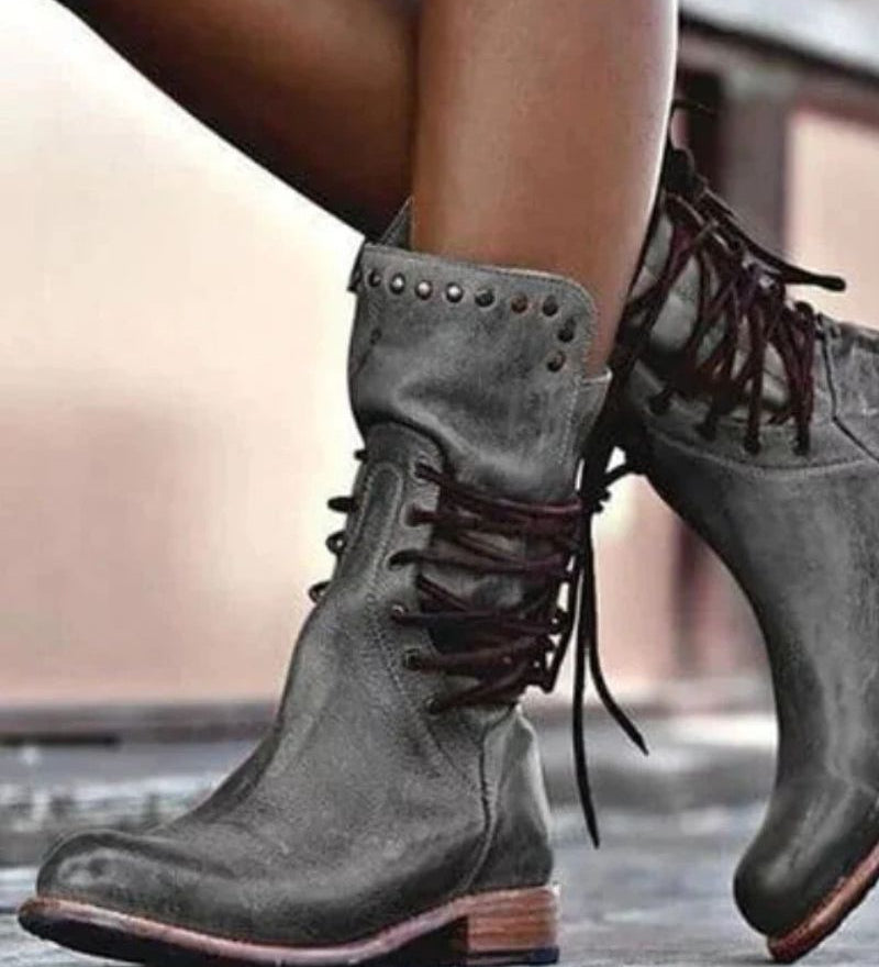 Mia - Chaussures Orthopédiques Élégantes en Cuir