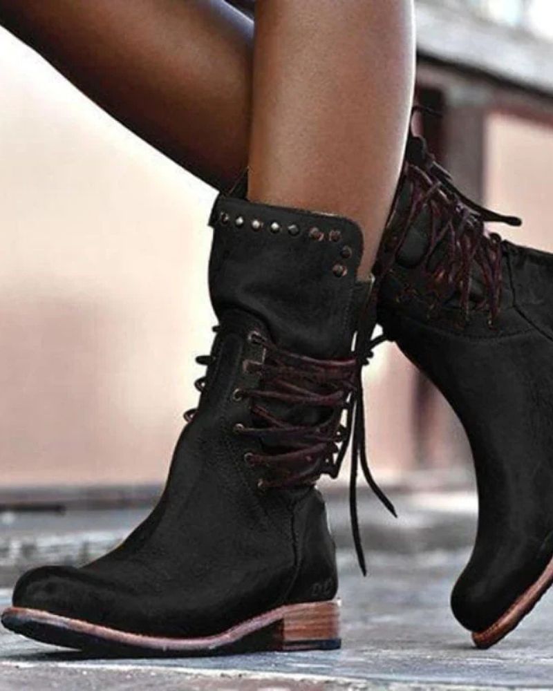 Mia - Chaussures Orthopédiques Élégantes en Cuir
