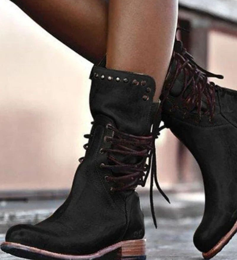 Mia - Chaussures Orthopédiques Élégantes en Cuir