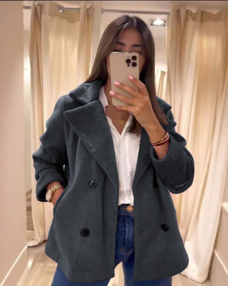 Moirea - Femme Manteau Hiver Willow Blush Élégant