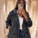 Moirea - Femme Manteau Hiver Willow Blush Élégant