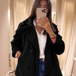 Moirea - Femme Manteau Hiver Willow Blush Élégant