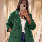 Moirea - Femme Manteau Hiver Willow Blush Élégant