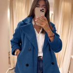 Moirea - Femme Manteau Hiver Willow Blush Élégant