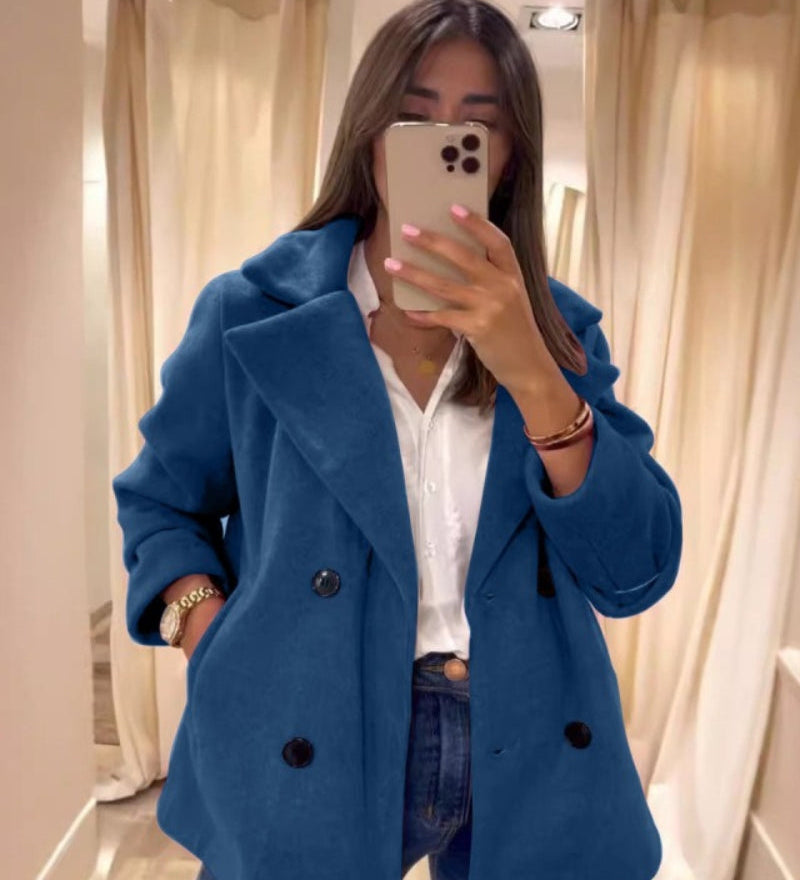 Moirea - Femme Manteau Hiver Willow Blush Élégant