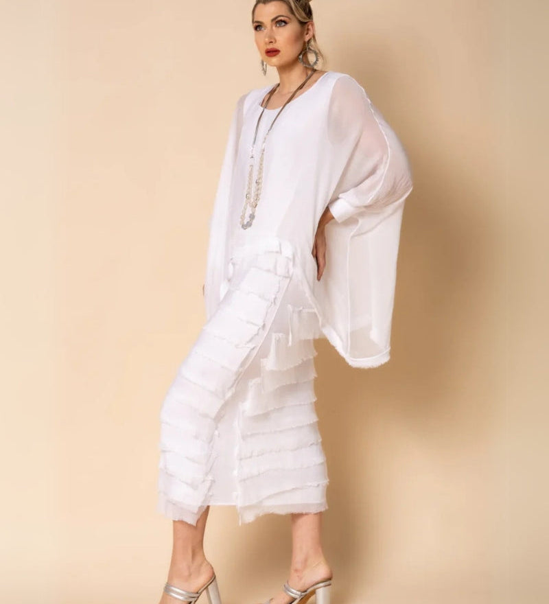 Oreana – Robe Midi à Volants Bohème Chic